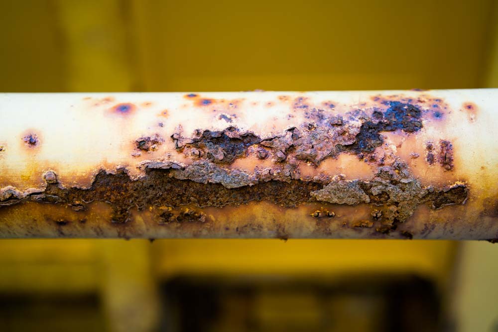 Corroded pipe lines