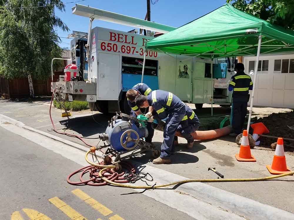 pipe repairs outdoors Redwood City