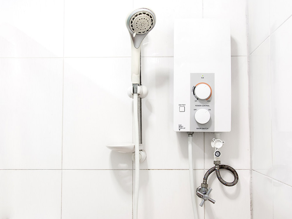 a tankless water heating system